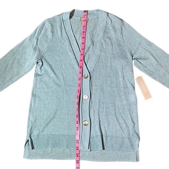 NWT Chico’s Button Up Cardigan Size 00 Women’s XS - Picture 9 of 11